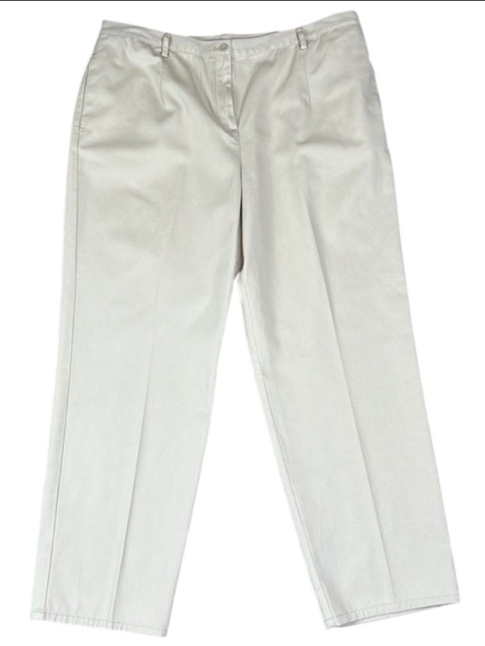 Pendleton Khaki Classic Straight Leg Pants 18 Petite NWT Business Casual